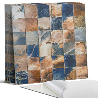 Dekorativní panel na zeď kvadratový Mozaika s kamennými vzory