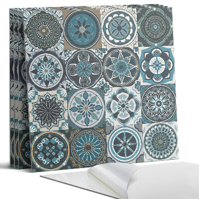 Dekorativní panel na zeď kvadratový Kostkované mozaikové vzory