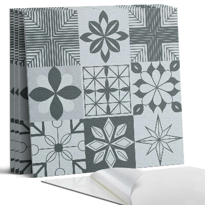 Nástěnný panel Geometrické vzory v mozaice