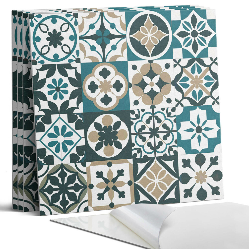 Dekorativní panel na zeď kvadratový Vzory dlaždic v rozvržení