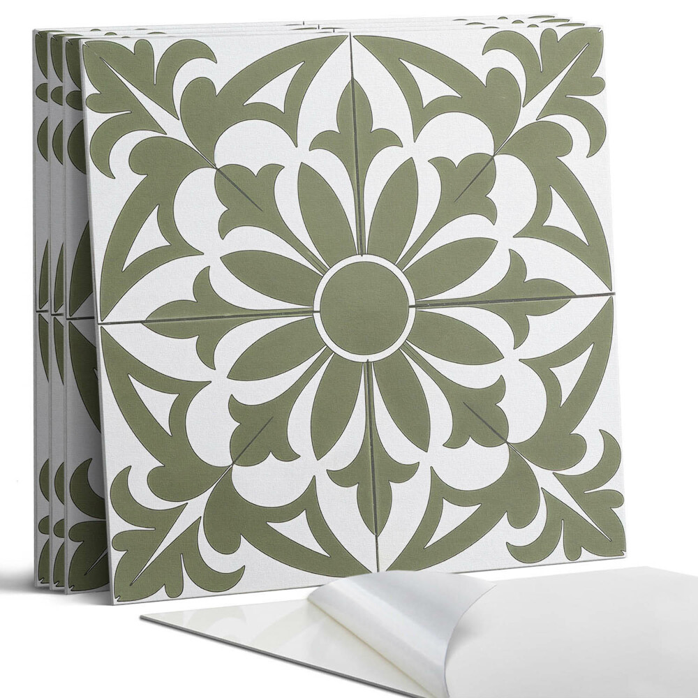 Nástěnný panel Květinový vzor s listy