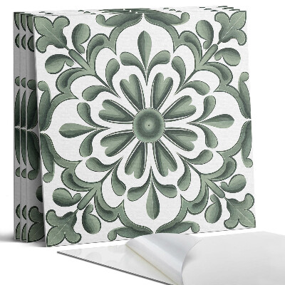 Nástěnný panel Rostlinný motiv v kruhu