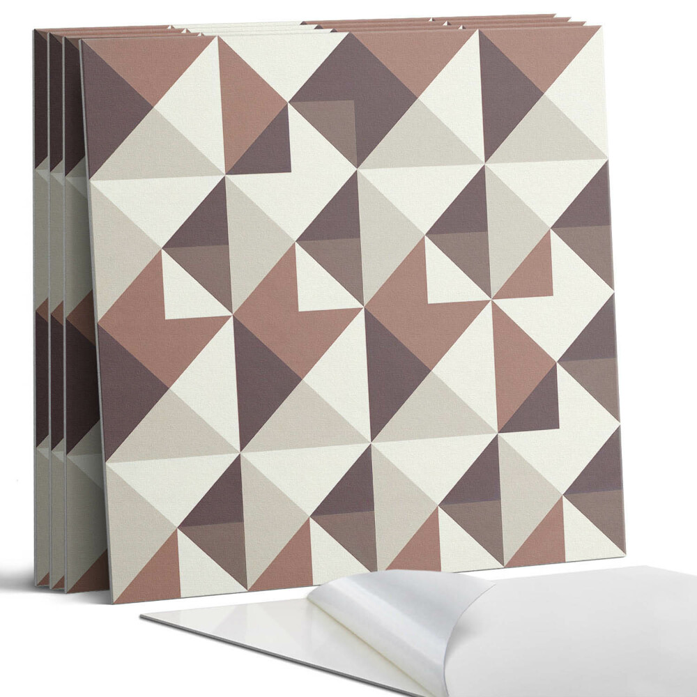 Dekorativní panel na zeď kvadratový Geometrický vzor s trojúhelníky