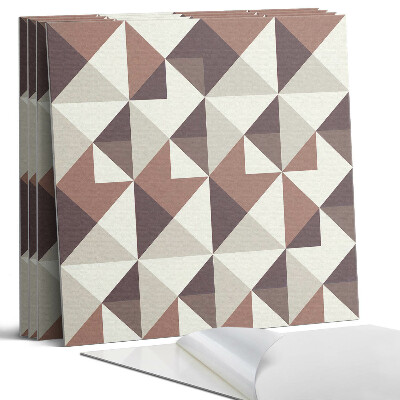 Dekorativní panel na zeď kvadratový Geometrický vzor s trojúhelníky