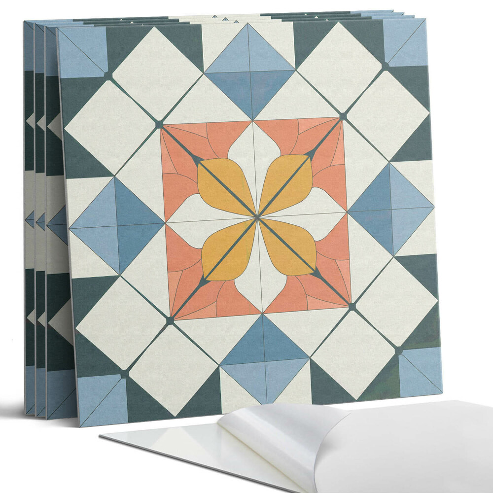 Pvc obkladový panel Geometrický květinový vzor