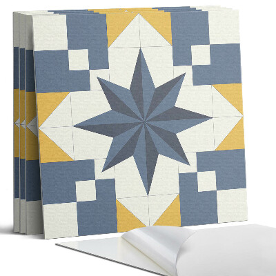 Dekorativní panel na zeď kvadratový Geometrický hvězdný vzor