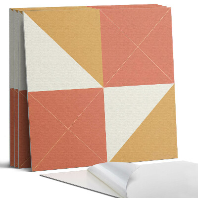 Pvc obkladový panel Geometrie v teplých tónech