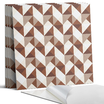 Dekorativní panel na zeď kvadratový Geometrický trojúhelníkový vzor