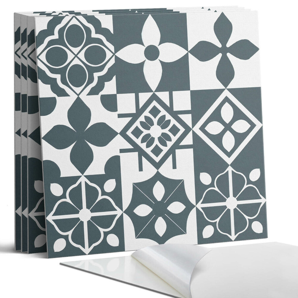 Nástěnný panel Geometrické vzory v dlaždicích