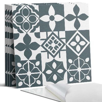 Nástěnný panel Geometrické vzory v dlaždicích