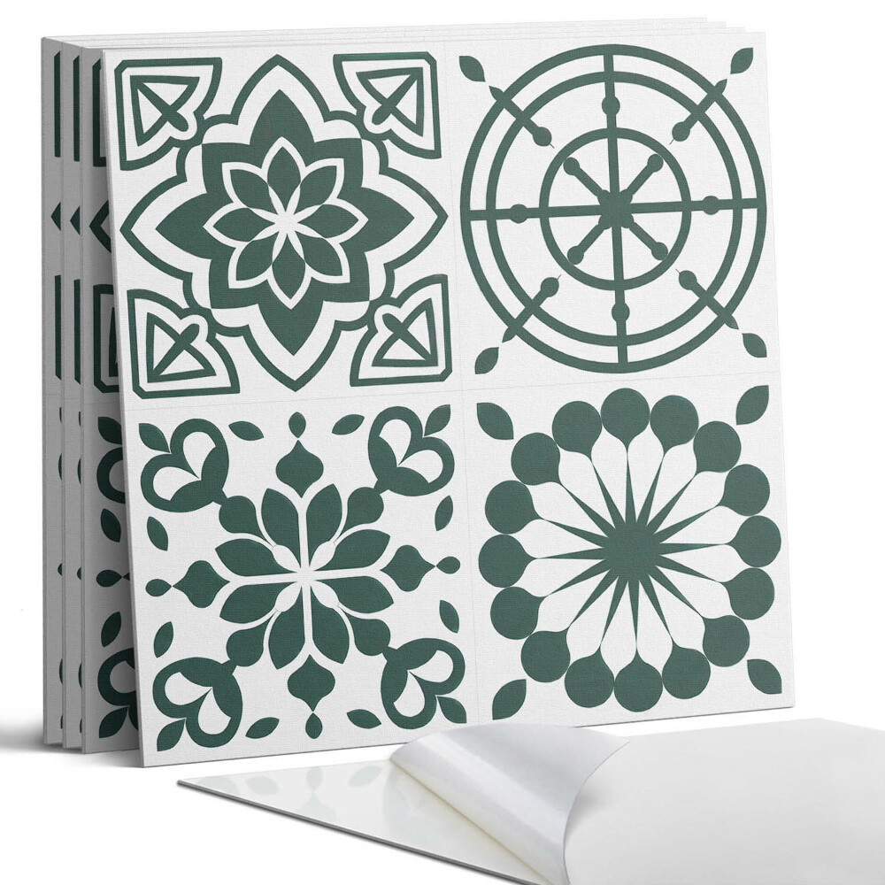 Nástěnný panel Květinové a geometrické vzory