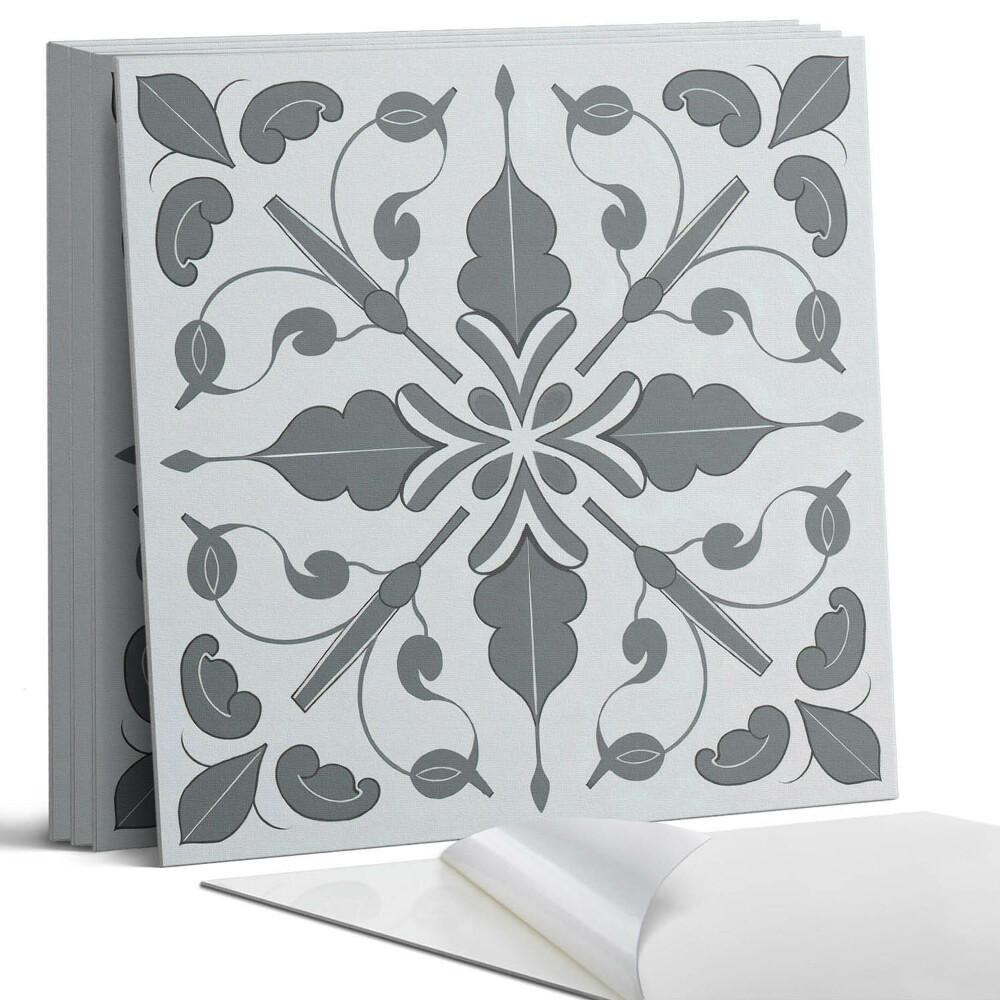 Dekorativní panel na zeď kvadratový Rostlinný motiv v symetrii