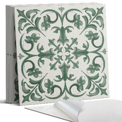 Dekorativní panel na zeď kvadratový Rostlinný vzor s květinovým motivem