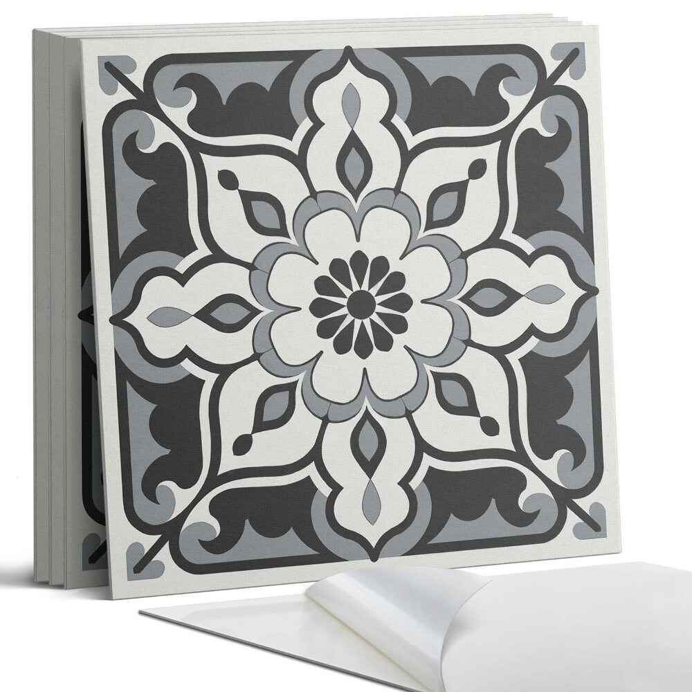 Pvc obkladový panel Květinový vzor s ornamenty