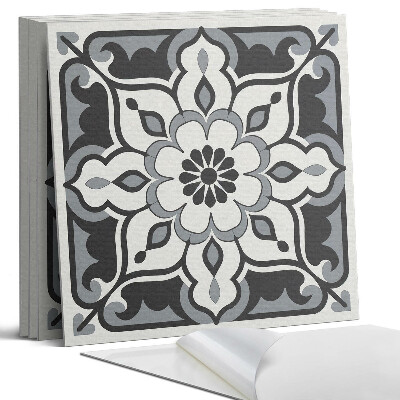 Pvc obkladový panel Květinový vzor s ornamenty