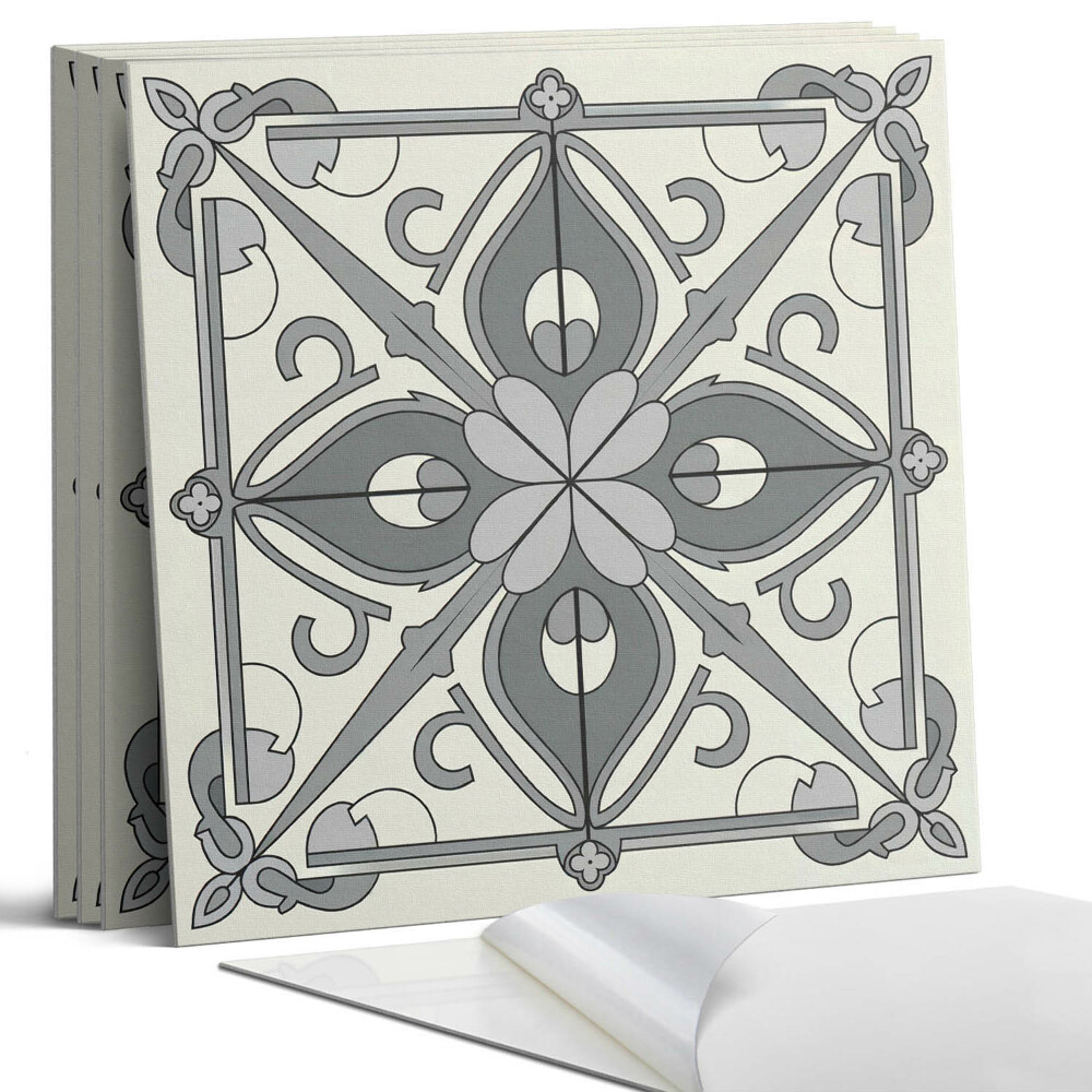 Nástěnný panel Květinový vzor se symetrií