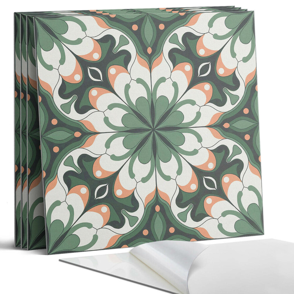 Dekorativní panel na zeď kvadratový Stylový rostlinný vzor