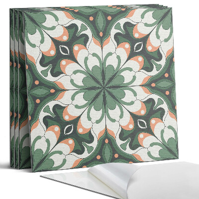 Dekorativní panel na zeď kvadratový Stylový rostlinný vzor