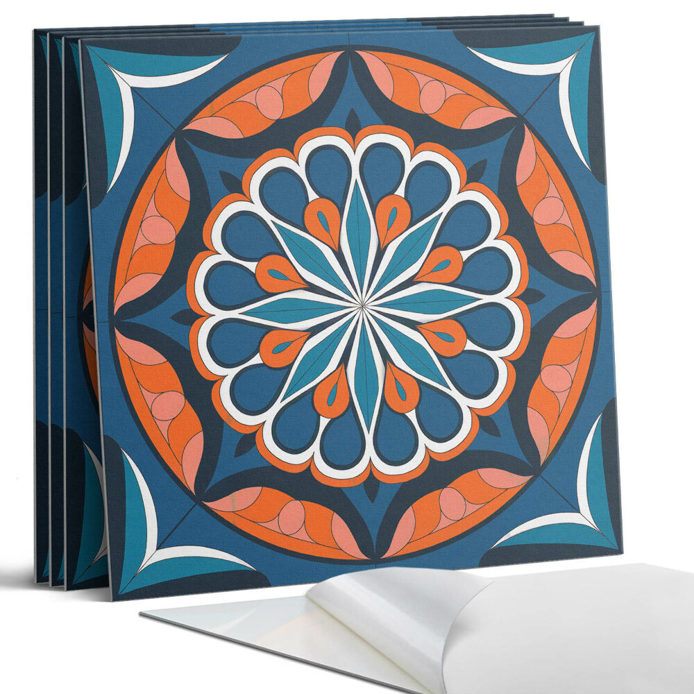 Nástěnný panel Mandala vzor s listy