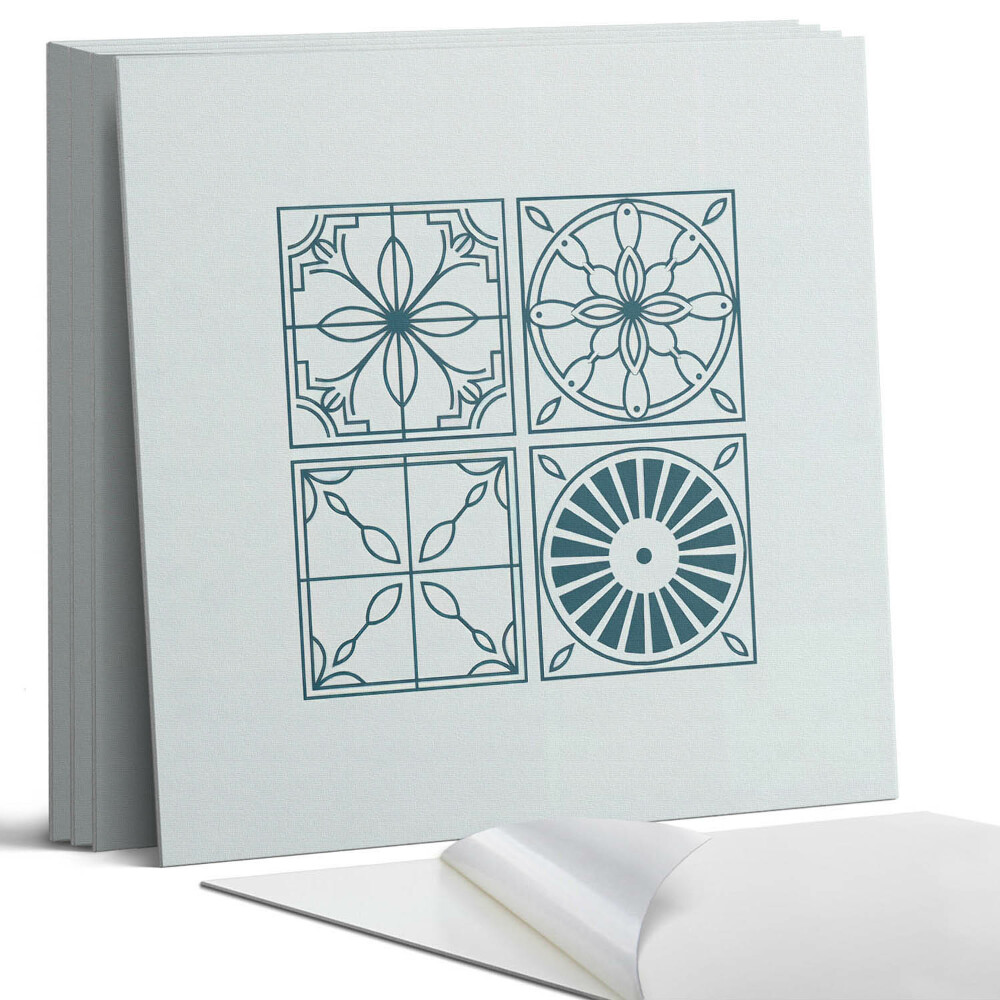 Dekorativní panel na zeď kvadratový Geometrické vzory dlaždic