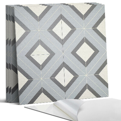 Dekorativní panel na zeď kvadratový Geometrie v pastelových barvách