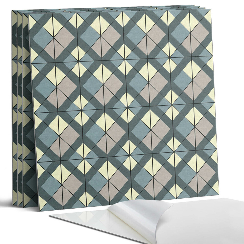 Nástěnný panel Geometrický kostkovaný vzor