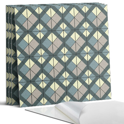 Nástěnný panel Geometrický kostkovaný vzor