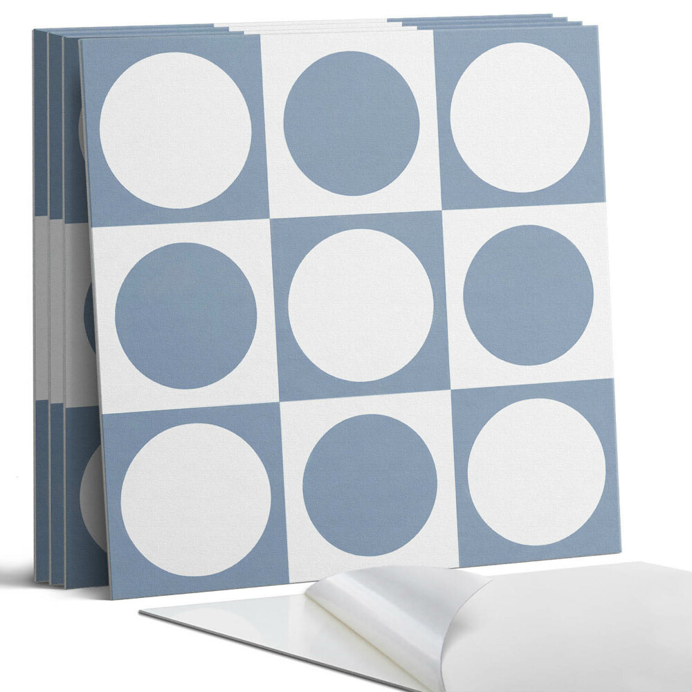 Pvc obkladový panel Geometrické kruhy v mřížce