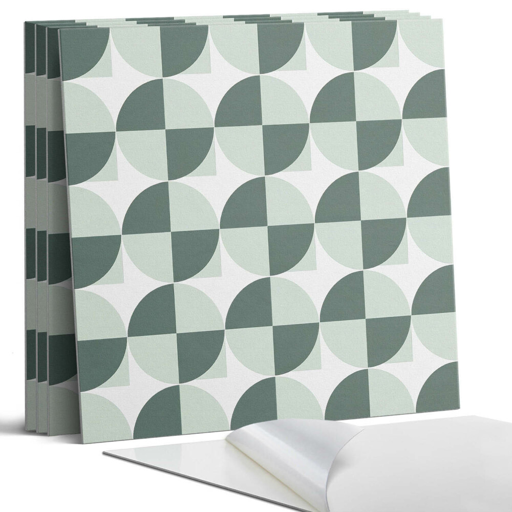 Pvc obkladový panel Geometrie kruhů a čtverců