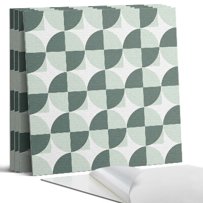 Pvc obkladový panel Geometrie kruhů a čtverců