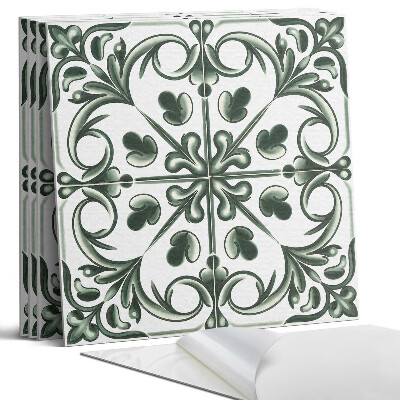 Pvc obkladový panel Rostlinný vzor v dlaždici