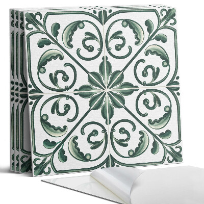 Nástěnný panel Rostlinný vzor s ornamenty