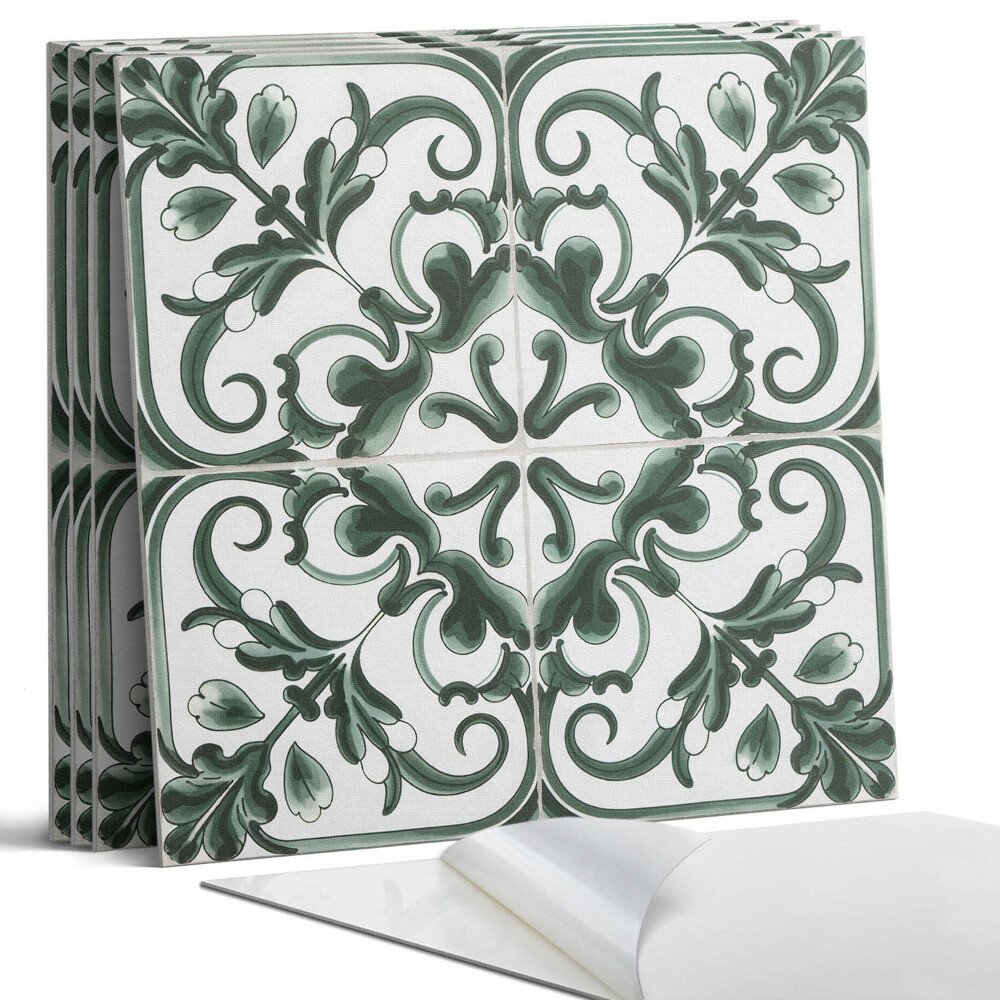 Pvc obkladový panel Rostlinný vzor ve čtvercích