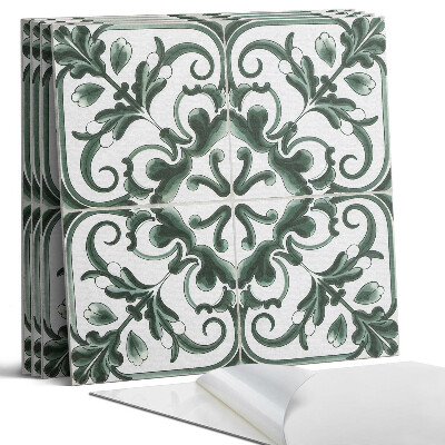 Pvc obkladový panel Rostlinný vzor ve čtvercích