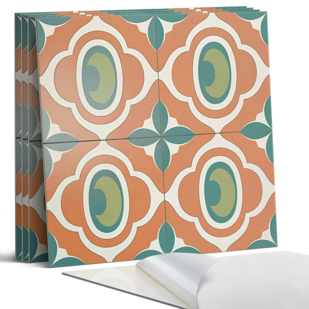 Nástěnný panel Mozaikový vzor s rostlinným motivem