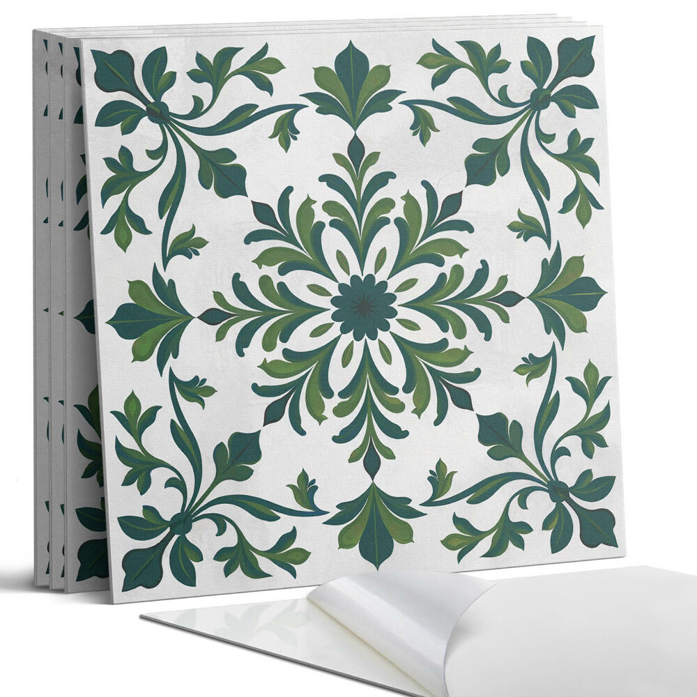 Nástěnný panel Rostlinný vzor s ornamenty