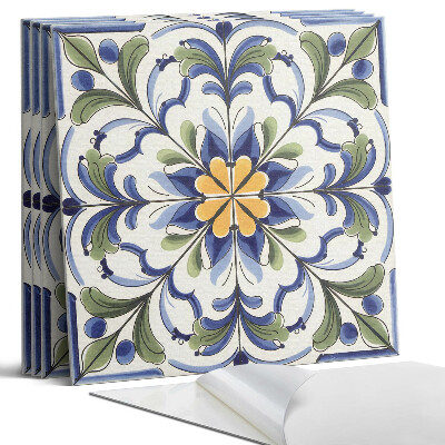 Nástěnný panel Květinový keramický vzor