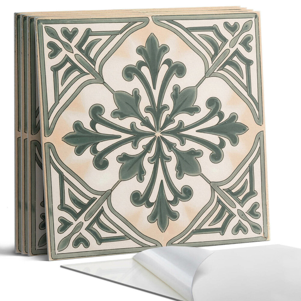 Nástěnný panel Rostlinný vzor ve čtverci