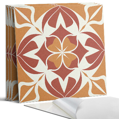 Dekorativní panel na zeď kvadratový Symetrický rostlinný vzor