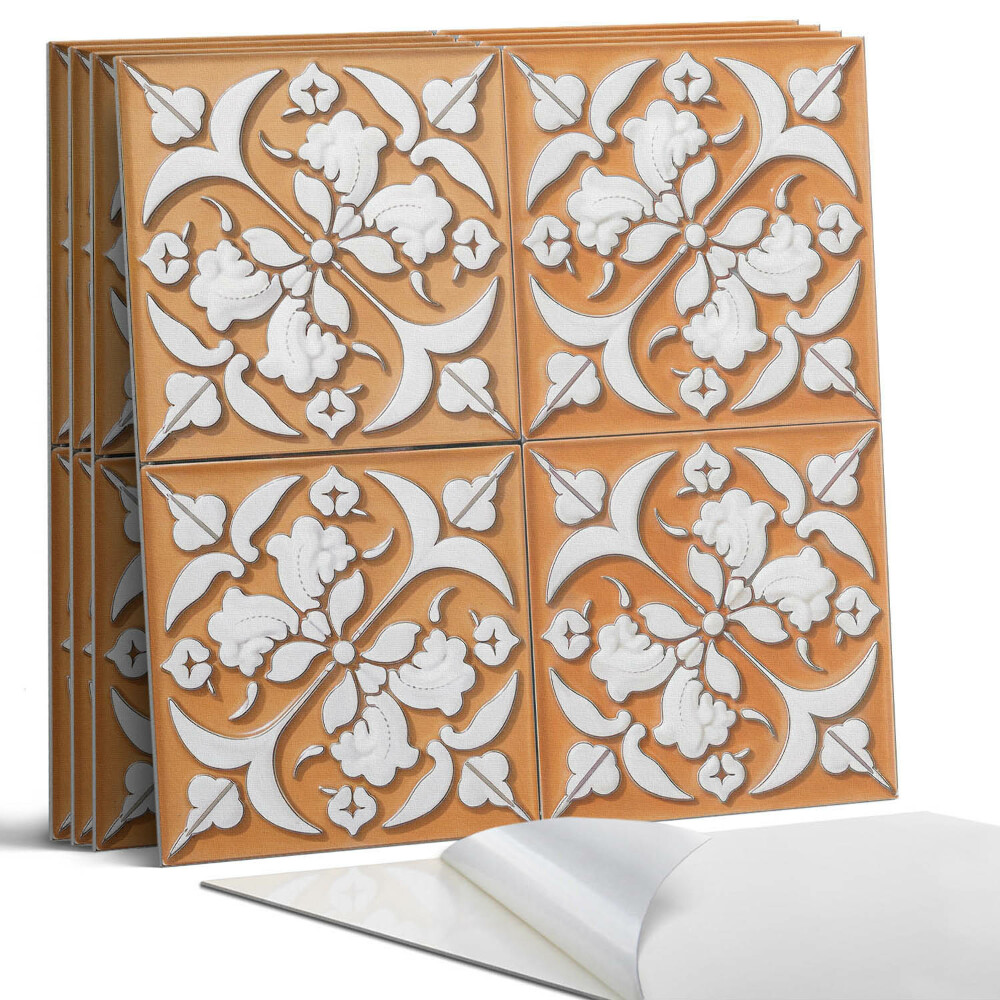 Dekorativní panel na zeď kvadratový Vzor s květinovými motivy