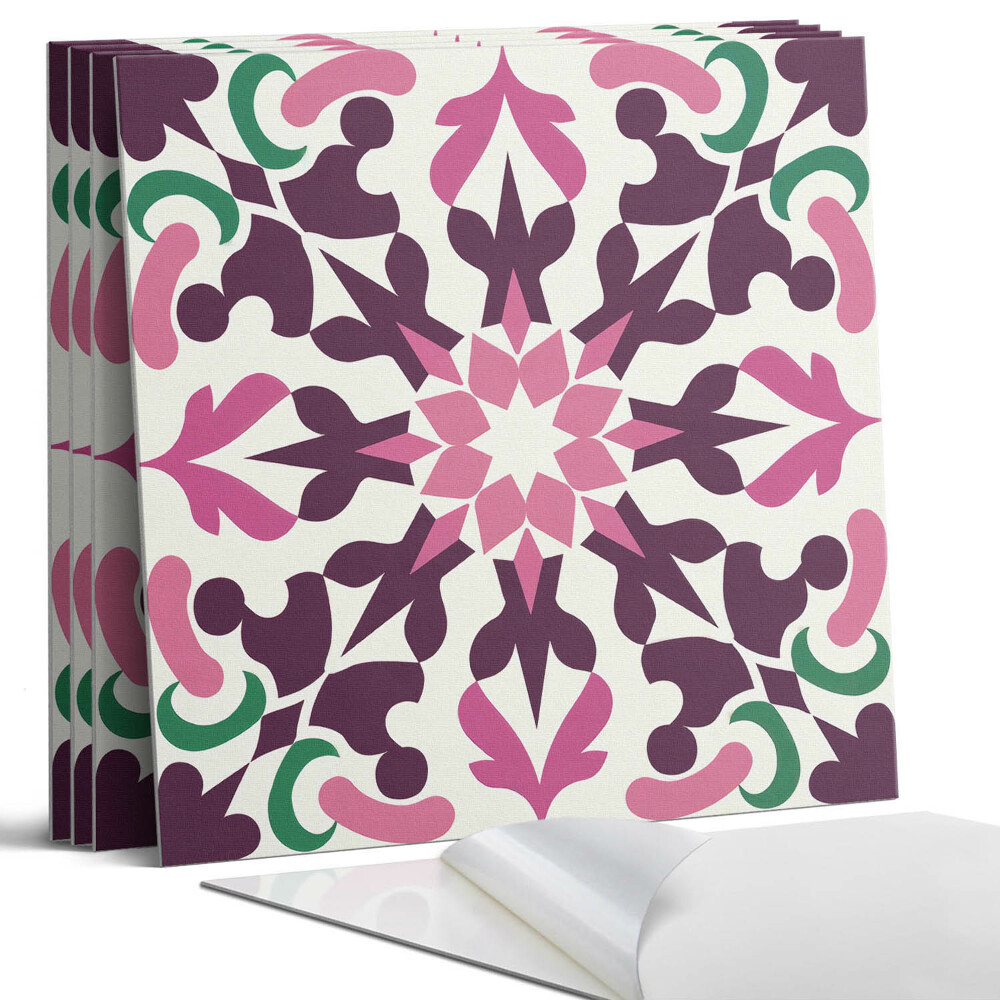 Nástěnný panel Symetrický rostlinný vzor