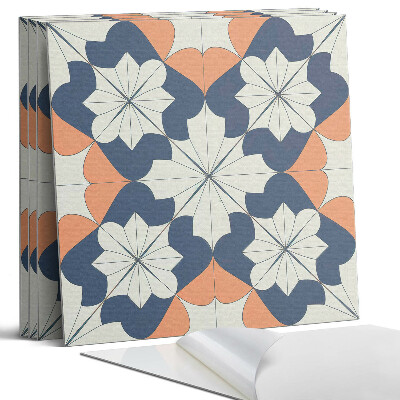 Dekorativní panel na zeď kvadratový Geometrický květinový vzor