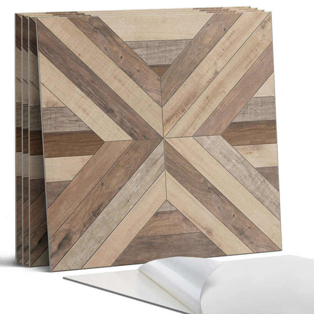 Dekorativní panel na zeď kvadratový Vzor dřevěných panelů