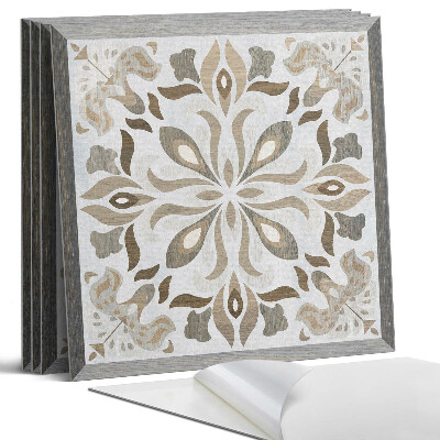 Pvc obkladový panel Květinový vzor se symetrií