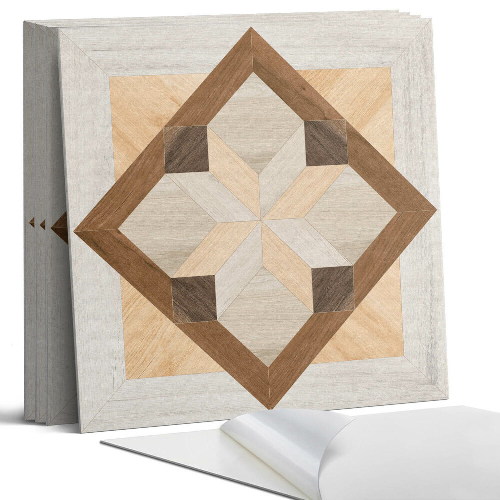 Nástěnný panel Geometrický vzor ve čtverci