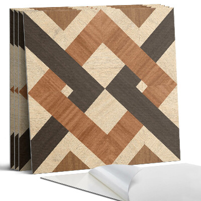 Nástěnný panel Geometrický dřevěný vzor