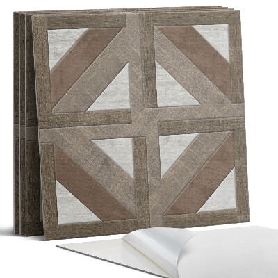 Pvc obkladový panel Geometrie dřeva a betonu