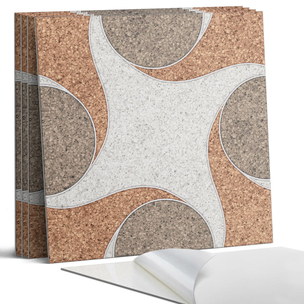 Pvc obkladový panel Vzorek s kruhy a vlnami