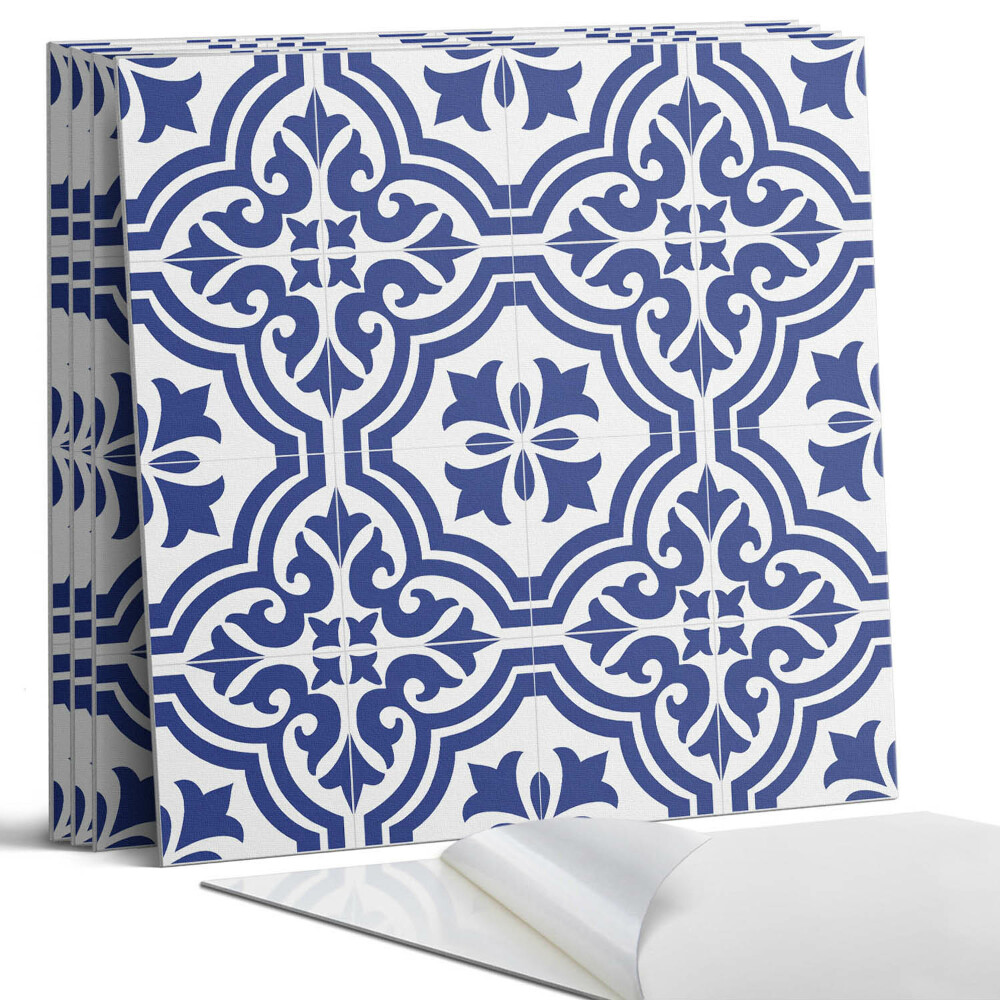 Pvc obkladový panel Rostlinný vzor v dlaždicích