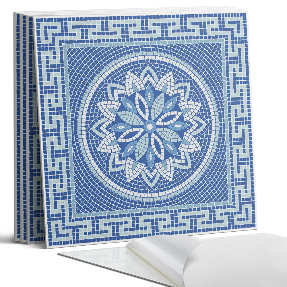 Nástěnný panel Mozaikový květinový vzor